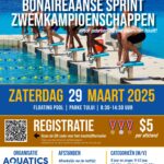 Inschrijving 2e Open Bonaireaanse Zwemkampioenschappen is geopend